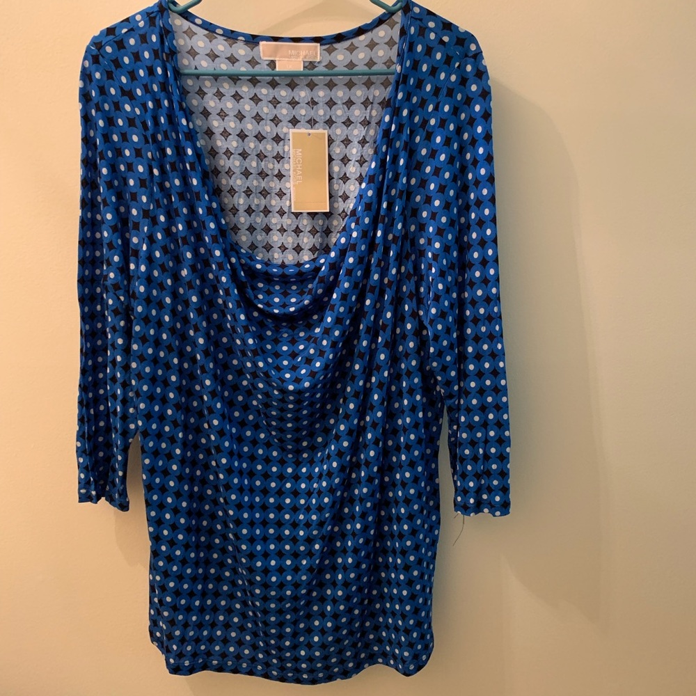 Michael Kors Blue Jay Blouse